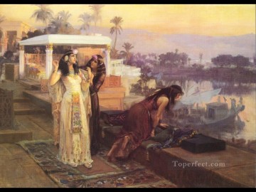  1896 Painting - Cleopatra on the terraces of Philae 1896 Frederick Arthur Bridgman